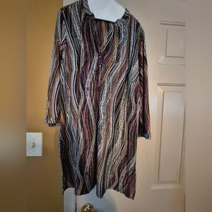Cocomo Black and White Striped Tunic